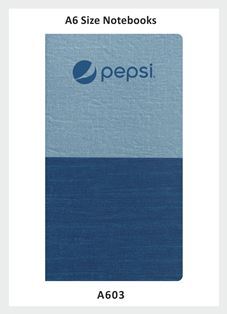 A6 Size Notebook : A603 PEPSI