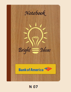 A5 Size Notebook : N07 BANK OF AMERICA
