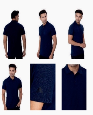 Adidas Poly Cotton T-Shirt Navy