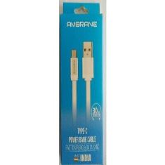 Power Bank Cable For C Type - 30 Cm -White APCC-11