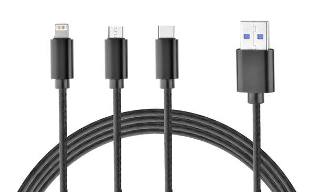 3 in 1 Cable 1.25 M TRIO-11