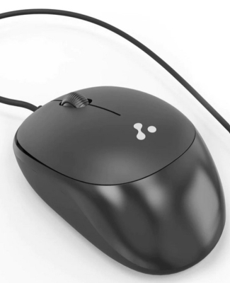 USB Mouse with 1600 DPI Optical Sensor
