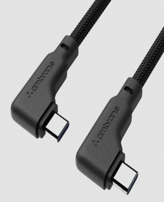 USB Cable, ABTTLS 12, 1.2m L-shape C to C Cable