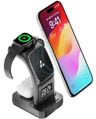 3 in 1 Wireless Charger (Mobile Phone + Watch + TWS) 15 W combined