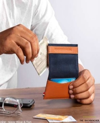 FRANKFURT CARD WALLET
( CANVAS  & VEGAN LEATHER  )