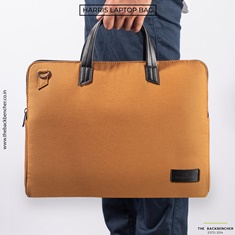 HARRIS LAPTOP BAG 16''
( CANVAS + VEGAN LEATHER )