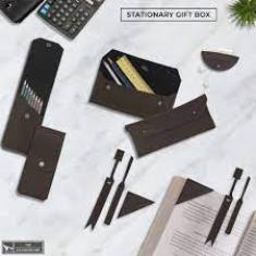 STATIONARY GIFT BOX
( PACK OF 6 -VEGAN  LEATHER  )