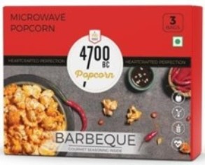 Barbeque Microwave  Popcorn Pack of 3 276 g