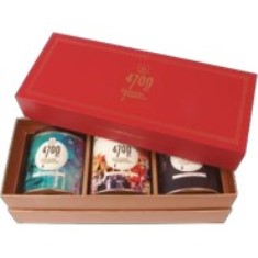 Festive Gift Packaging 3 Tin Box 350 g