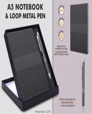 Dune Notebook Gift set: A5 Dune Notebook With Pen