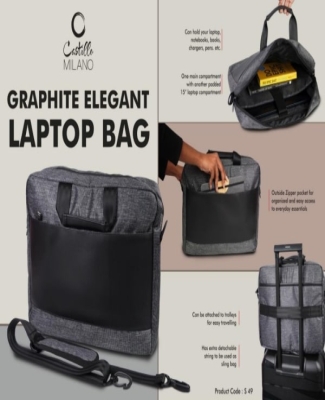 Graphite Elegant laptop bag