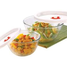SET OF 2 MIXING BOWLS WITH LID