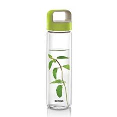 NEO GLASS BOTTLE WITH GREEN LID