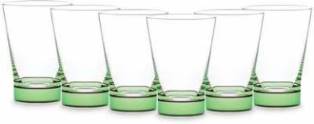 ORRA GREEN GLASS SET OF 6