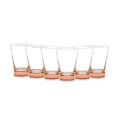 ORRA ORANGE GLASS SET OF 6