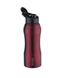 GRIP - N - SIP 750 STAINLESS STEEL BOTTLE - MAROON (NEW ARRIVAL)