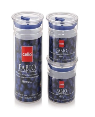 FABIO AIR TIGHT CANISTER 2 PCS SET (1100+1100 ML)
