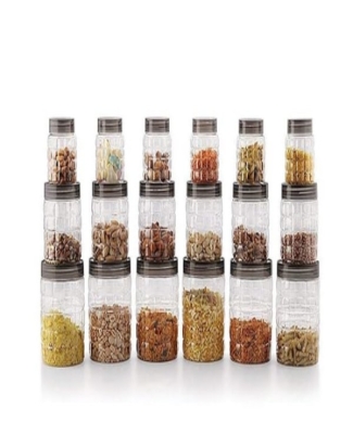 CHECKERS JAR 18 PCS SET (300+650+1200 ML)*6)