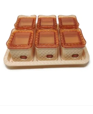 ROYALE DRY FRUIT SET (6 CONTAINERS + 1 TRAY)