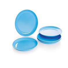 CELLOWARE HALF PLATE 6 PCS SET ROUND