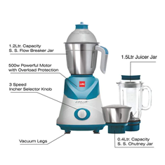 Mixer Grinder Grind-N-Mix Amaze Plus (500 W)  - 3 Jar