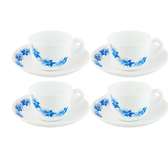 DAZZLE SERIES  Queen Cup & Saucer (Set of 4)