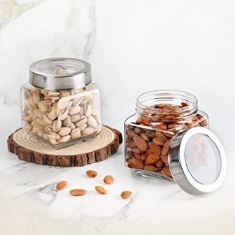 QUBE FRESH STORAGE JAR 580ml 2 PCS SET