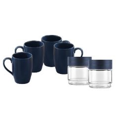 Midori Gift set ( Magna Mug 4 Pc + Modustack 500ml 2 Pc )