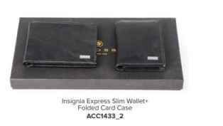 INSIGNIA EXPRESS SLIM WALLET+ FOLDED CARD CASE