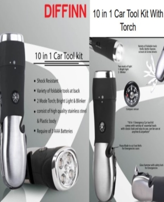 multi tool kit with torch