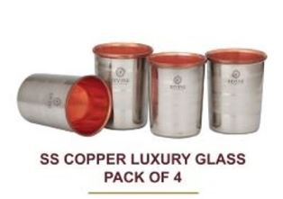 SS COPPER LUXURY GLASS PACK OF 4