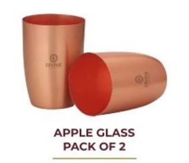 APPLE GLASS PACK OF 2