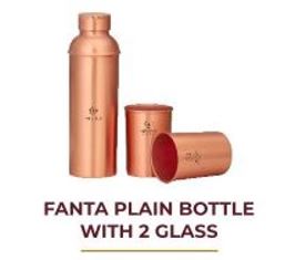 FANTA PLAIN BOTTLE BOTTLE WITH 2 GLASS