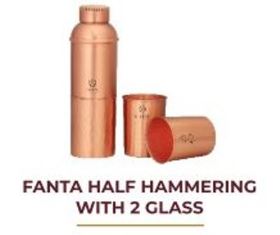 FANTA HALF HAMMERING WITH 2 GLASS