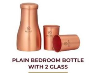 PLAIN BEDROOM BOTTLE WITH 2 GLASS