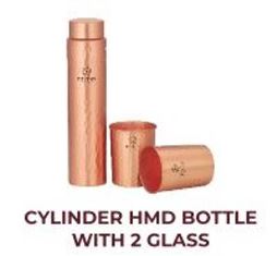 CYLINDER HMD BOTTLE  WITH 2 GLASS