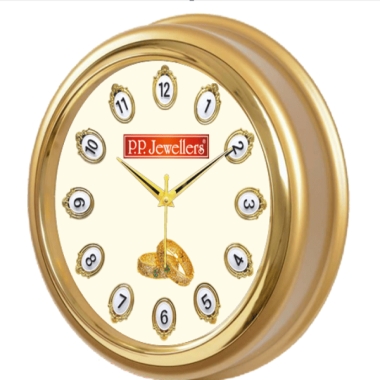 Wall Clock P.P. Jewellers