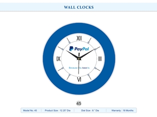 WALL CLOCK Paypal