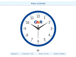 WALL CLOCK Gaar