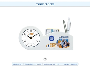 TABLE CLOCKS  Medlife