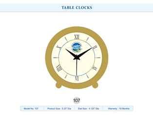 TABLE CLOCKS  Country Delight