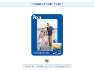 WOODEN PHOTO FRAME  Dr. Fixit