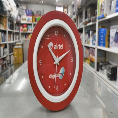 Wall cum table clock Airtel and citi