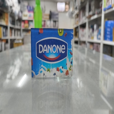 Plastic paper weight Danone