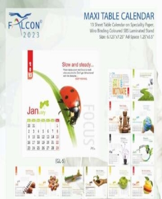 Maxi Table Calender : Motivate