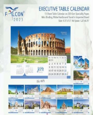 Executive Table Calender : World Monuments