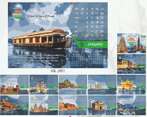 Executive Table Calender : Travel Of India