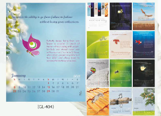 Corporate Table Calender : Nature