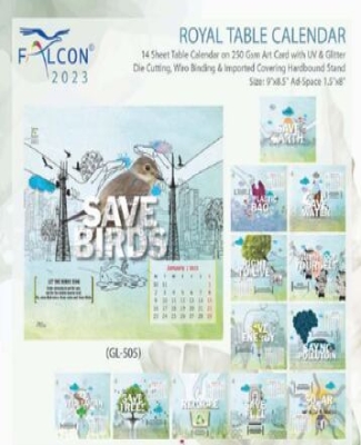 Royal Table Calender : Save Earth