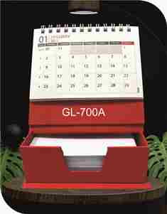 Special Calender : Cube Pad Table Calender (Red & Black)